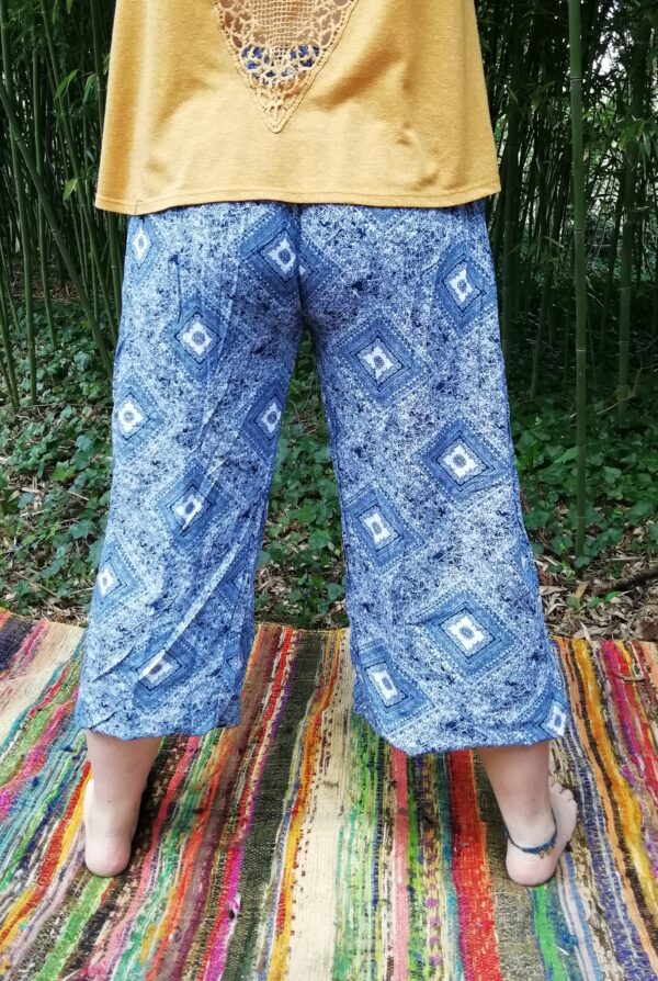 pantalon bouteille bleu shantishanti.fr