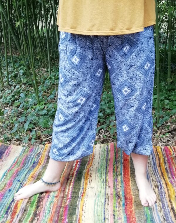 pantalon bouteille bleu shantishanti.fr