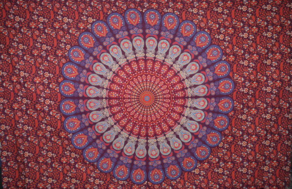 Tenture mandala shanti shanti