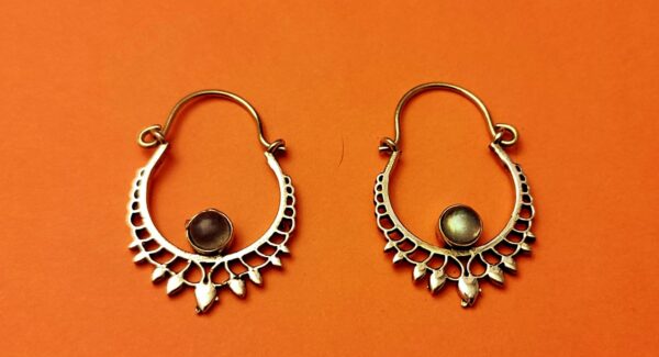 Boucles d'oreilles laiton shanti shanti.fr1